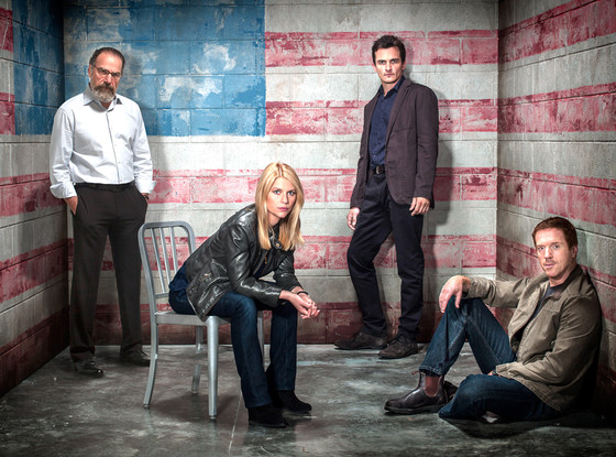 Mandy Patinkin, Claire Danes, Rupert Friend, Damian Lewis, Homeland Mandy Patinkin, Claire Danes, Rupert Friend, Damian Lewis, Homeland